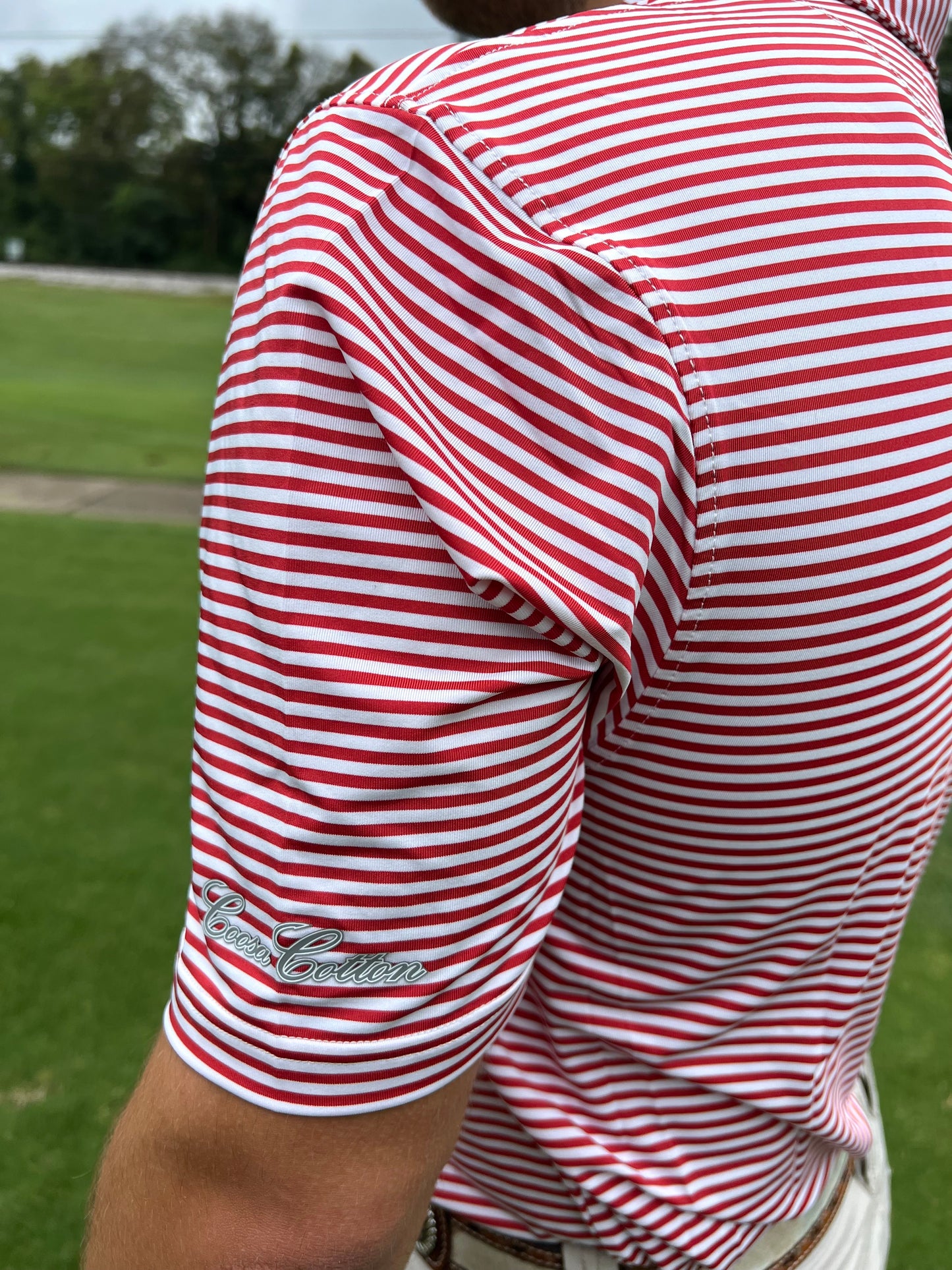Halo x Coosa Cotton Polo - Red