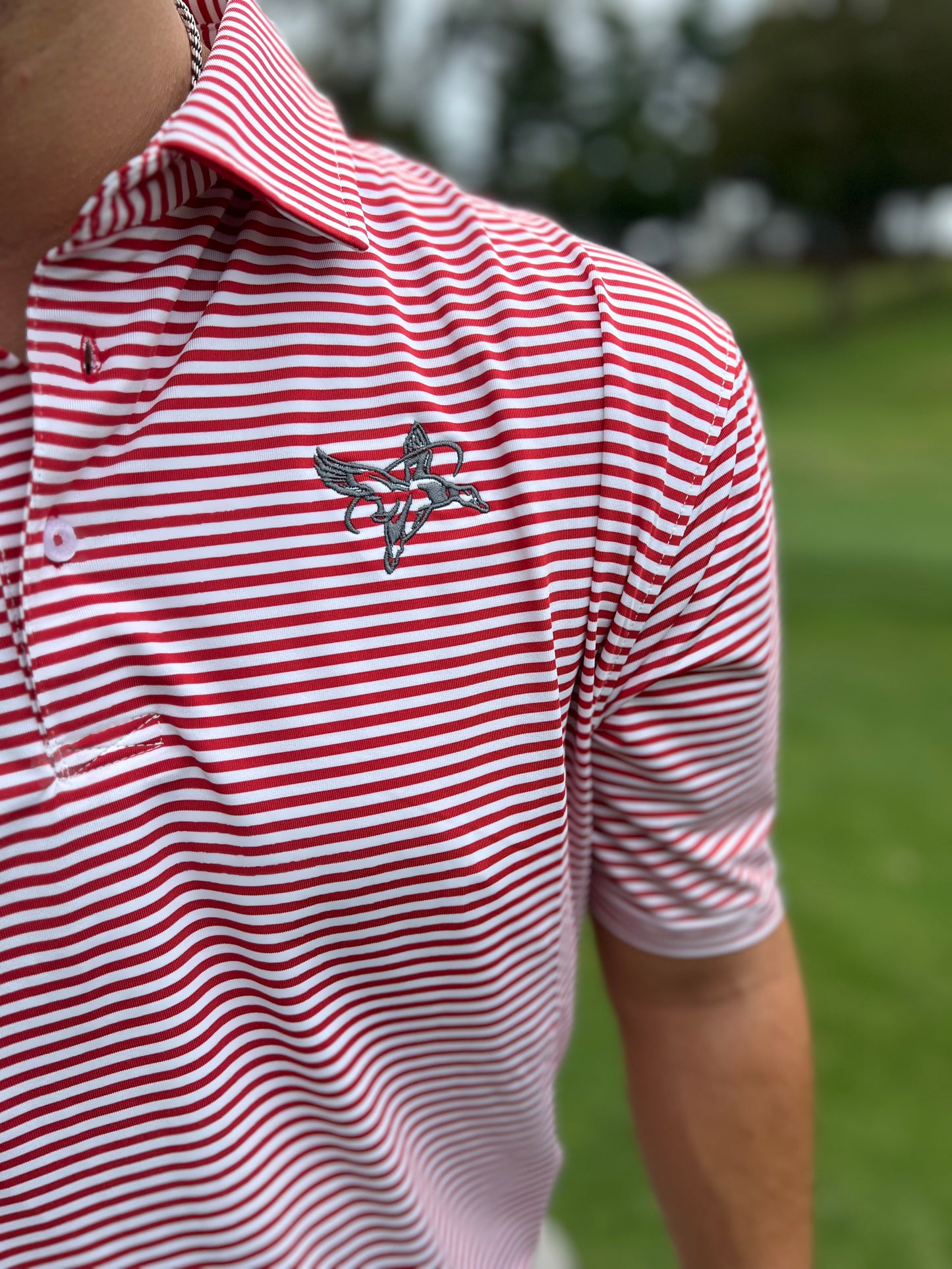 Halo x Coosa Cotton Polo - Red