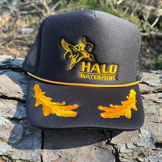 Halo Captains Hat Foam Trucker Full Logo Hat