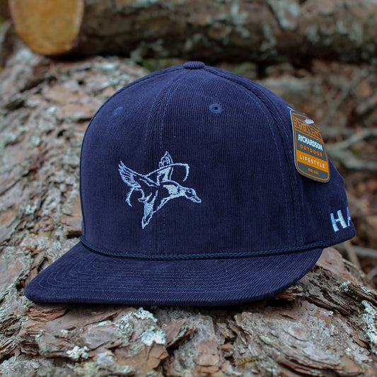 Corduroy Hat- Navy/Duck Only