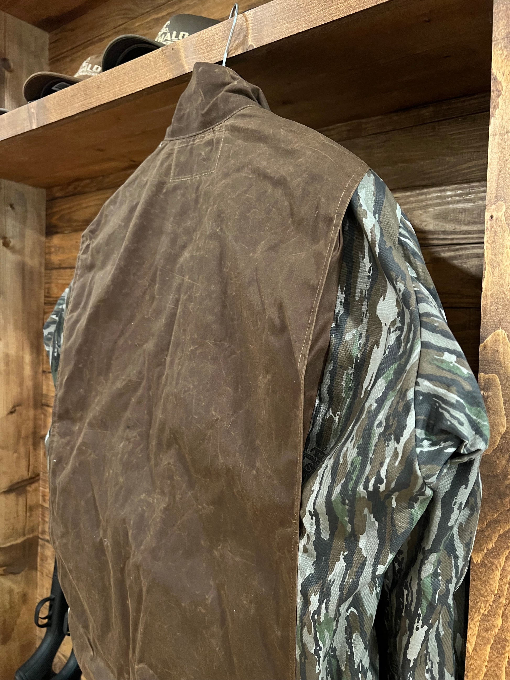 Waxed Canvas Wader Jacket - Realtree Original/Waxed Canvas Back