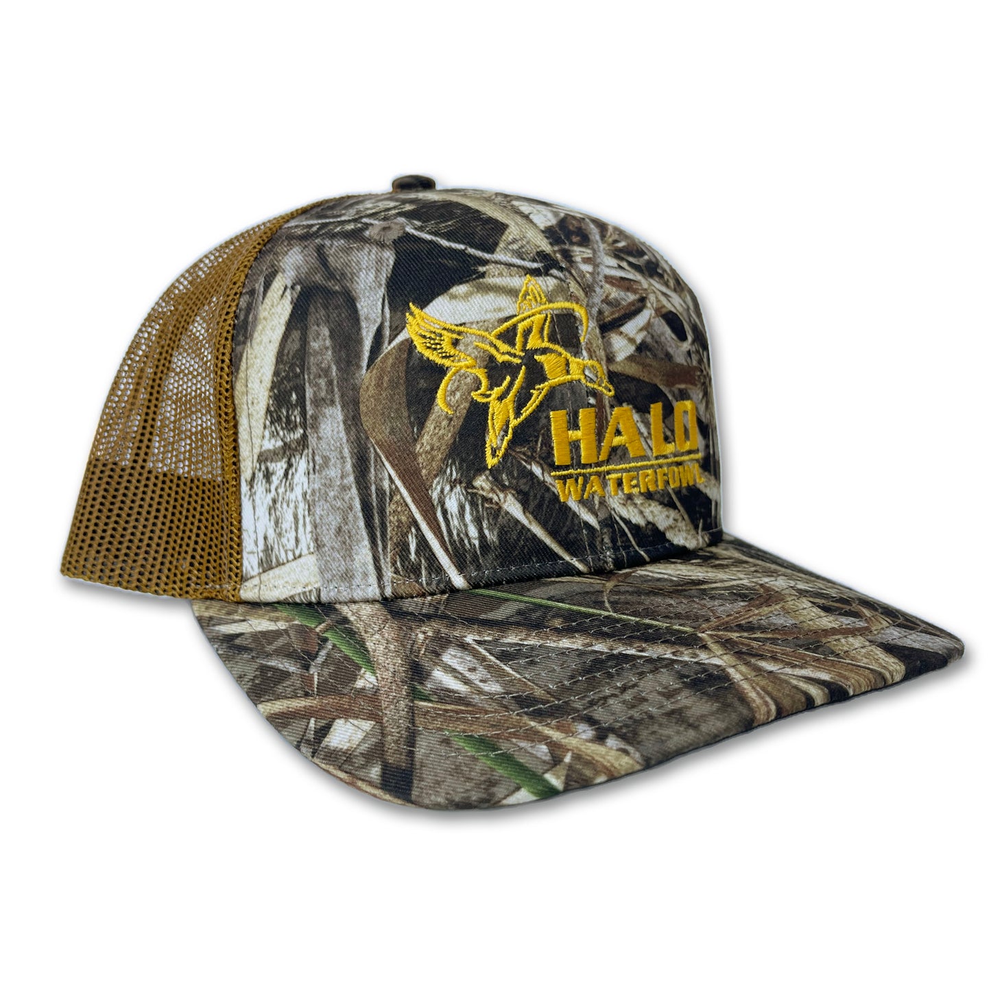 Realtree Max 7 Hat/Gold